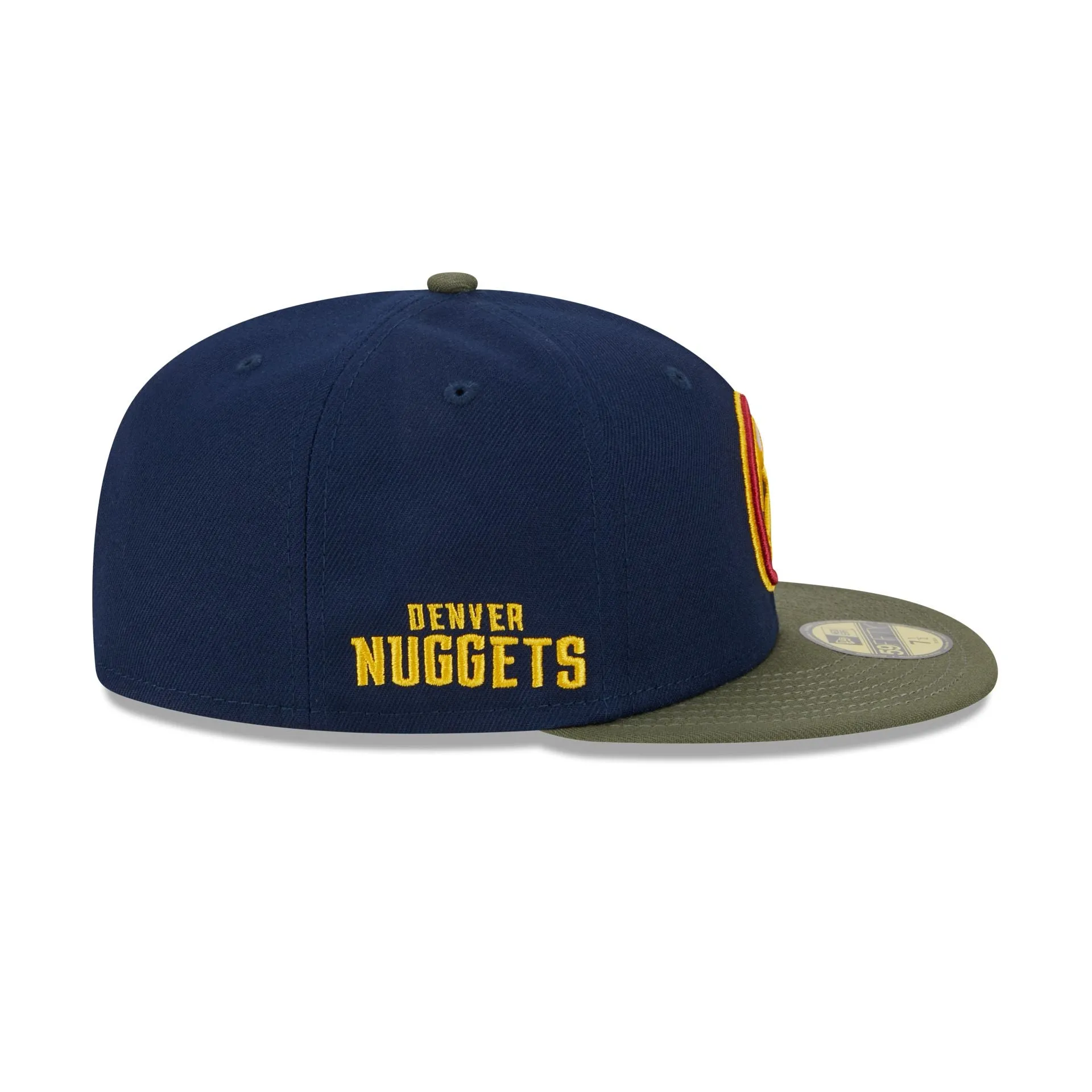 Denver Nuggets Olive Visor 59FIFTY Fitted Hat sold by New Era product image thumbnail 4