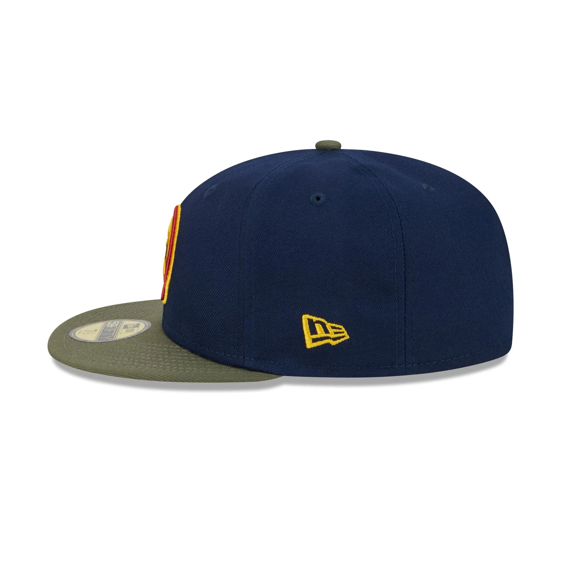 Denver Nuggets Olive Visor 59FIFTY Fitted Hat sold by New Era product image thumbnail 5