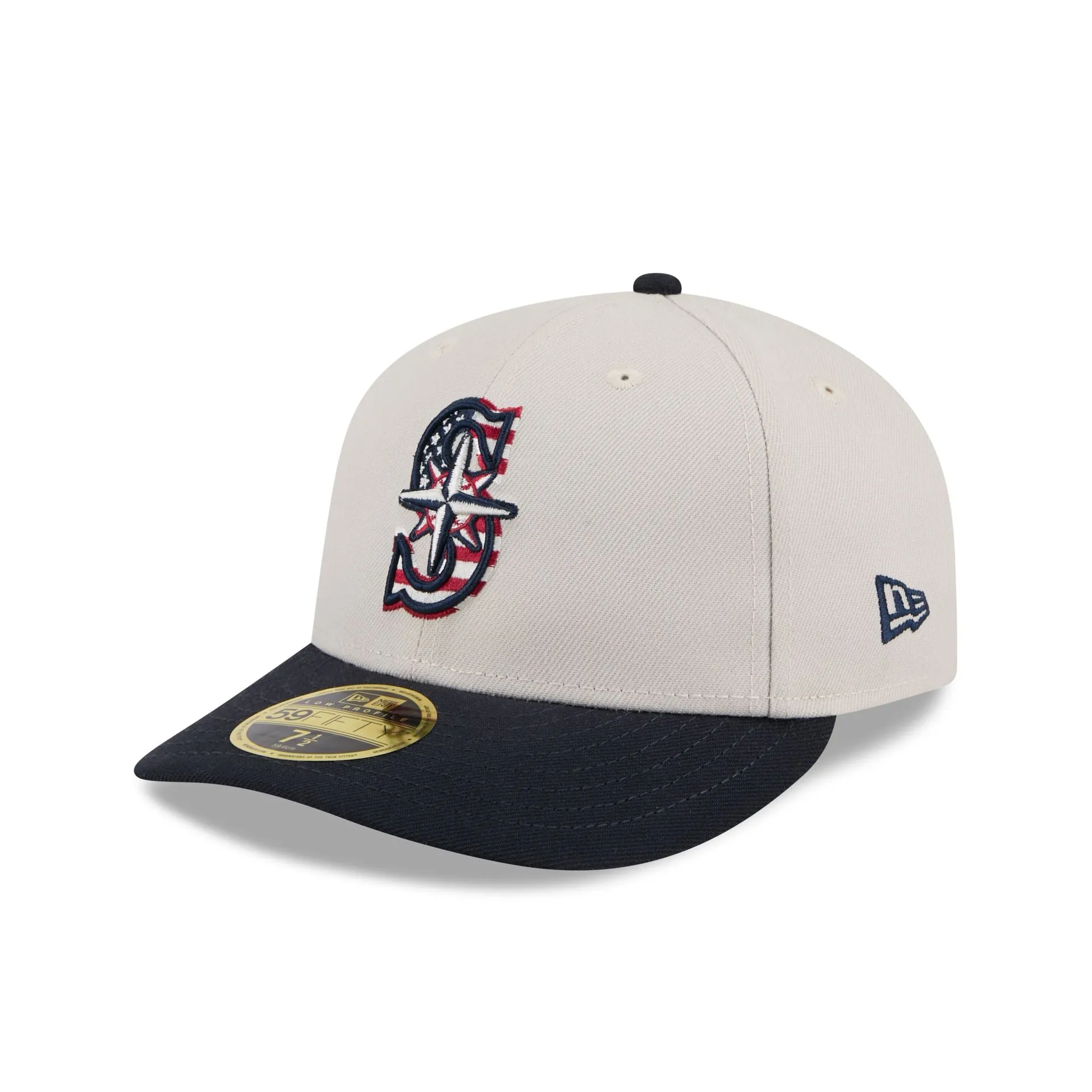 Seattle Mariners Independence Day 2024 Low Profile 59FIFTY Fitted Hat sold by New Era product image thumbnail 3