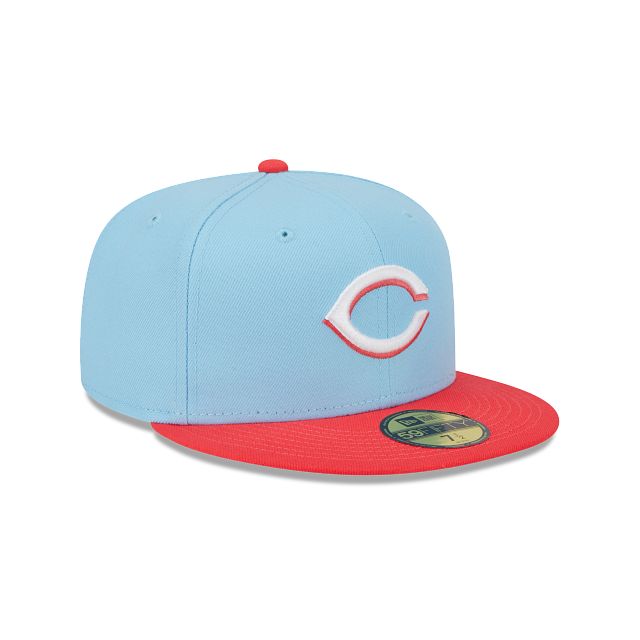 Cincinnati Reds Color Pack Blue 59FIFTY Fitted Hat sold by New Era product image thumbnail 3