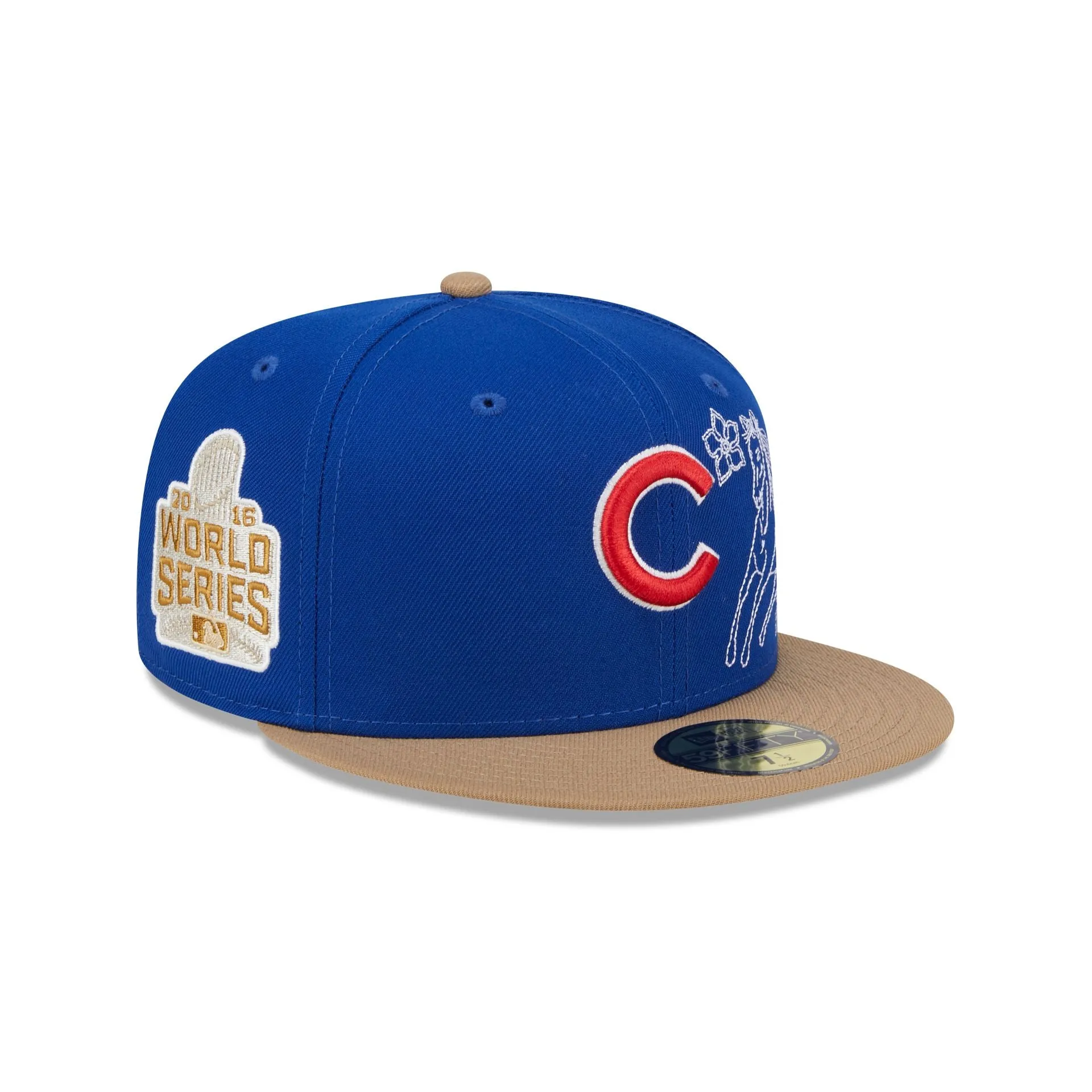 Chicago Cubs Western Khaki 59FIFTY Fitted Hat sold by New Era