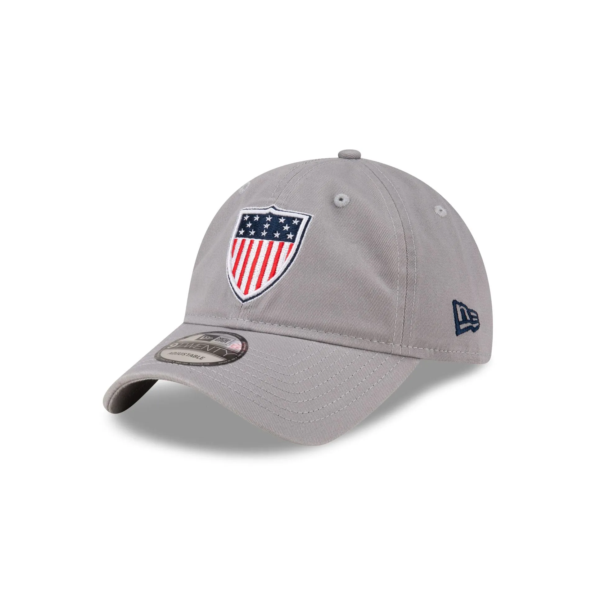 Team USA Shield Gray 9TWENTY Adjustable Hat sold by New Era