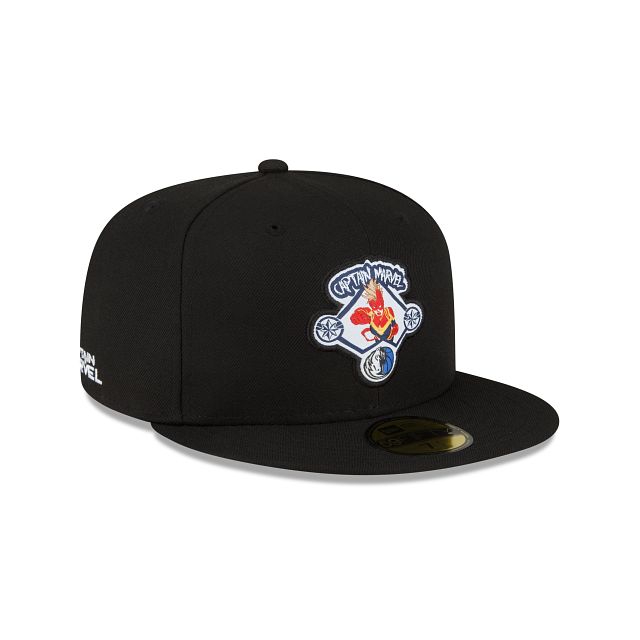 Marvel X Dallas Mavericks Black 59FIFTY Fitted Hat sold by New Era product image thumbnail 3
