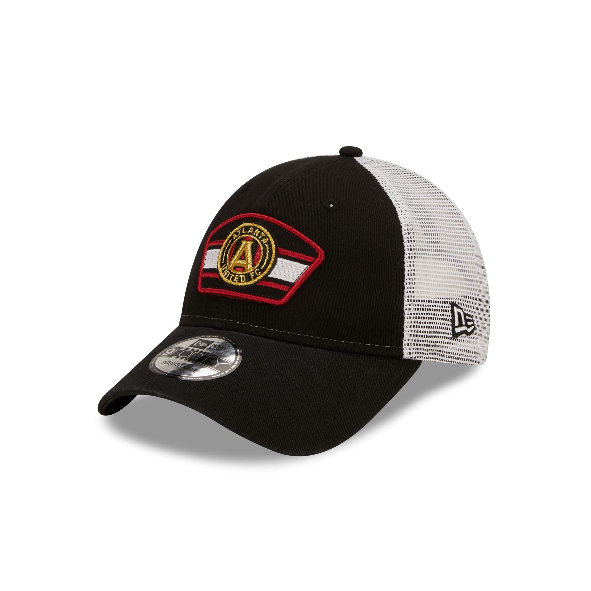 Atlanta United FC Black 9FORTY Trucker Hat sold by New Era