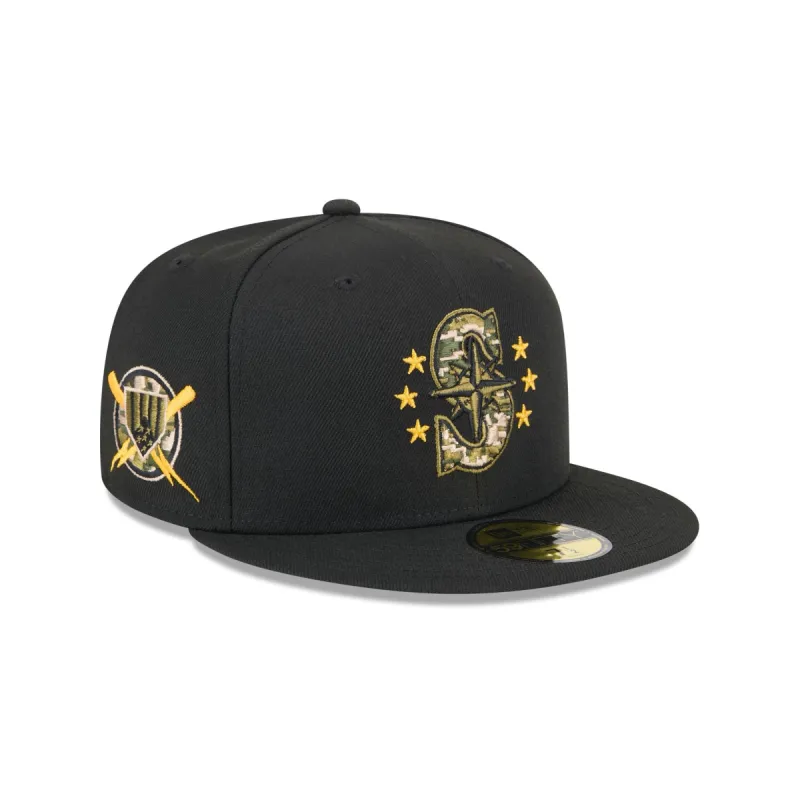 Seattle Mariners Armed Forces Day 2024 59FIFTY Fitted Hat sold by New Era