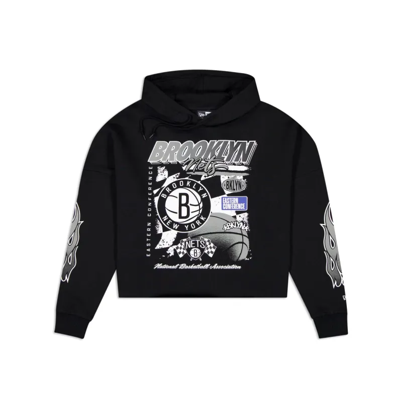 Brooklyn Nets 2024 Rally Drive Women's Hoodie sold by New Era