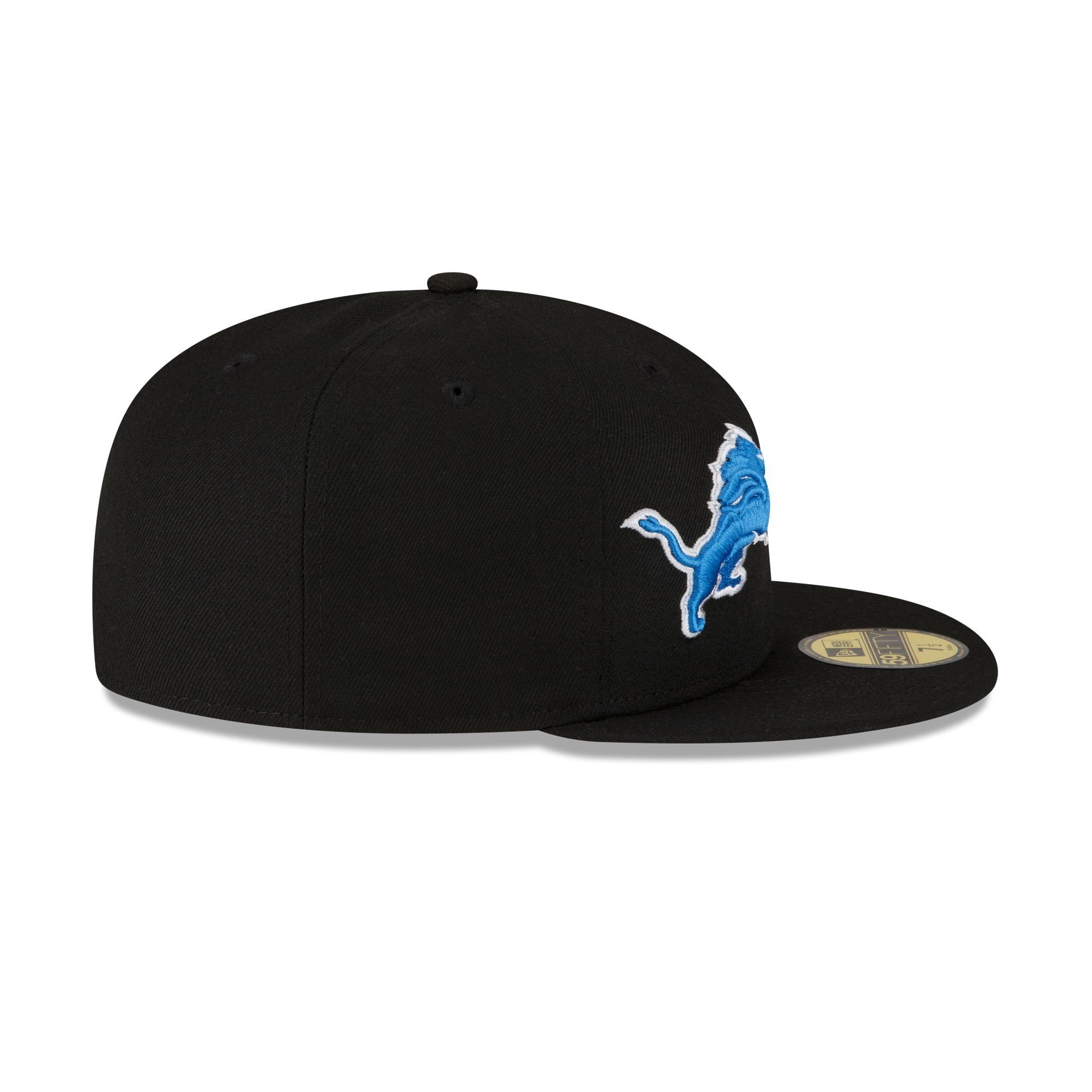 Detroit Lions 2023 Sideline Black 59FIFTY Fitted Hat sold by New Era product image thumbnail 5