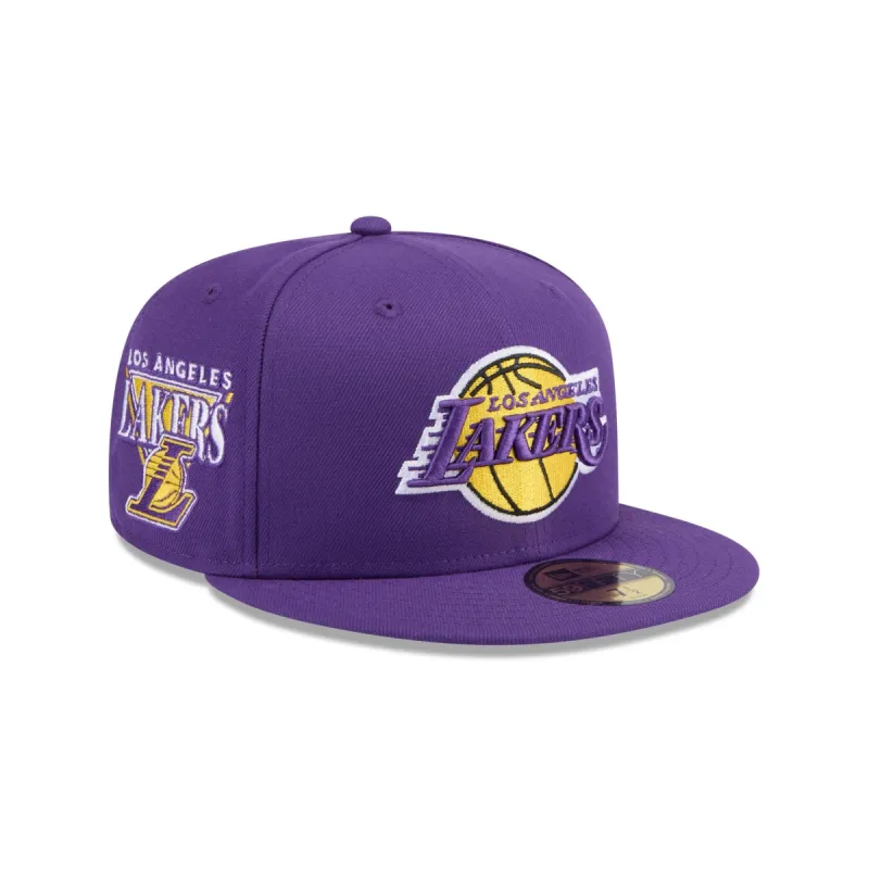 Los Angeles Lakers Throwback 59FIFTY Fitted Hat sold by New Era