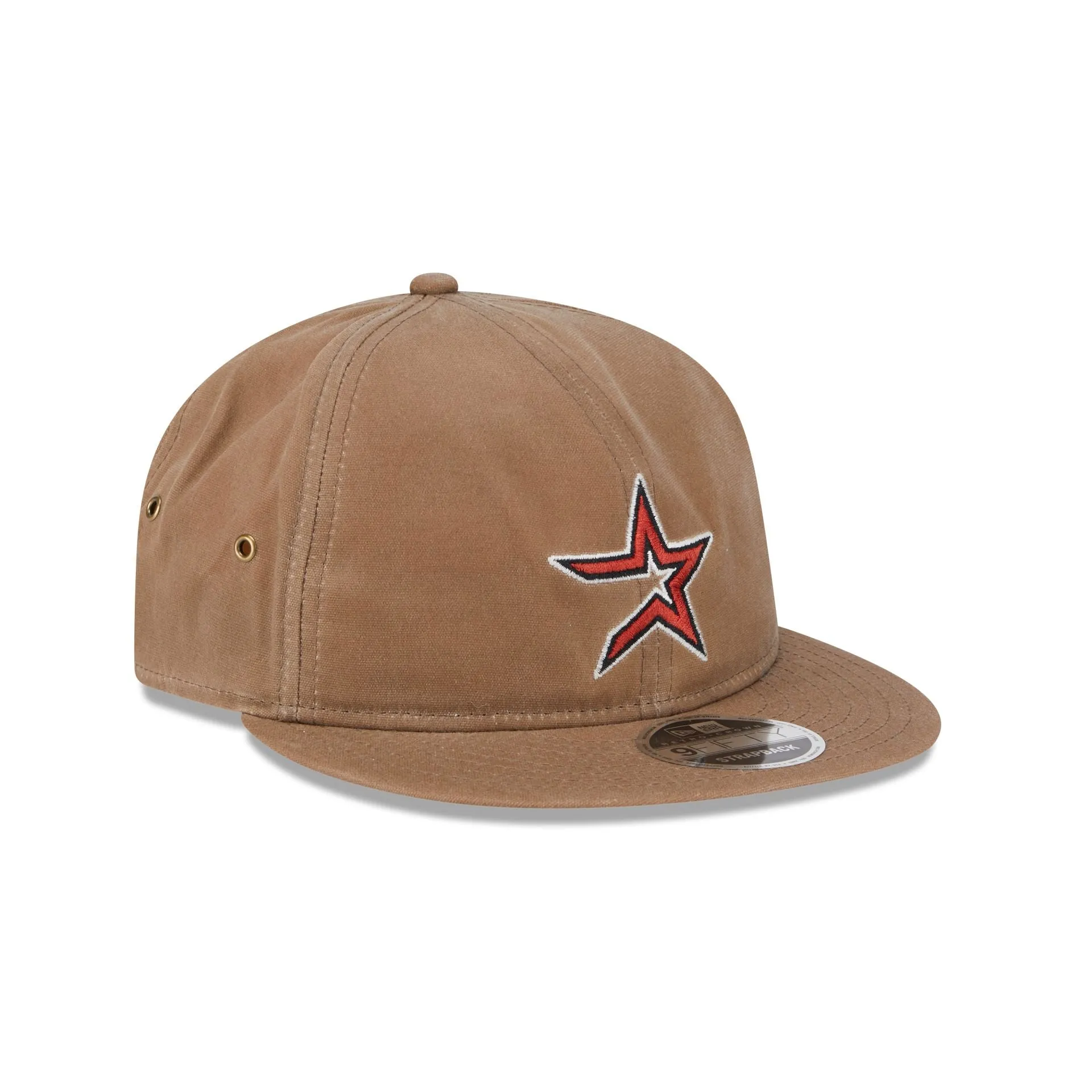 Houston Astros Khaki Retro Crown 9FIFTY Adjustable Hat sold by New Era product image thumbnail 3