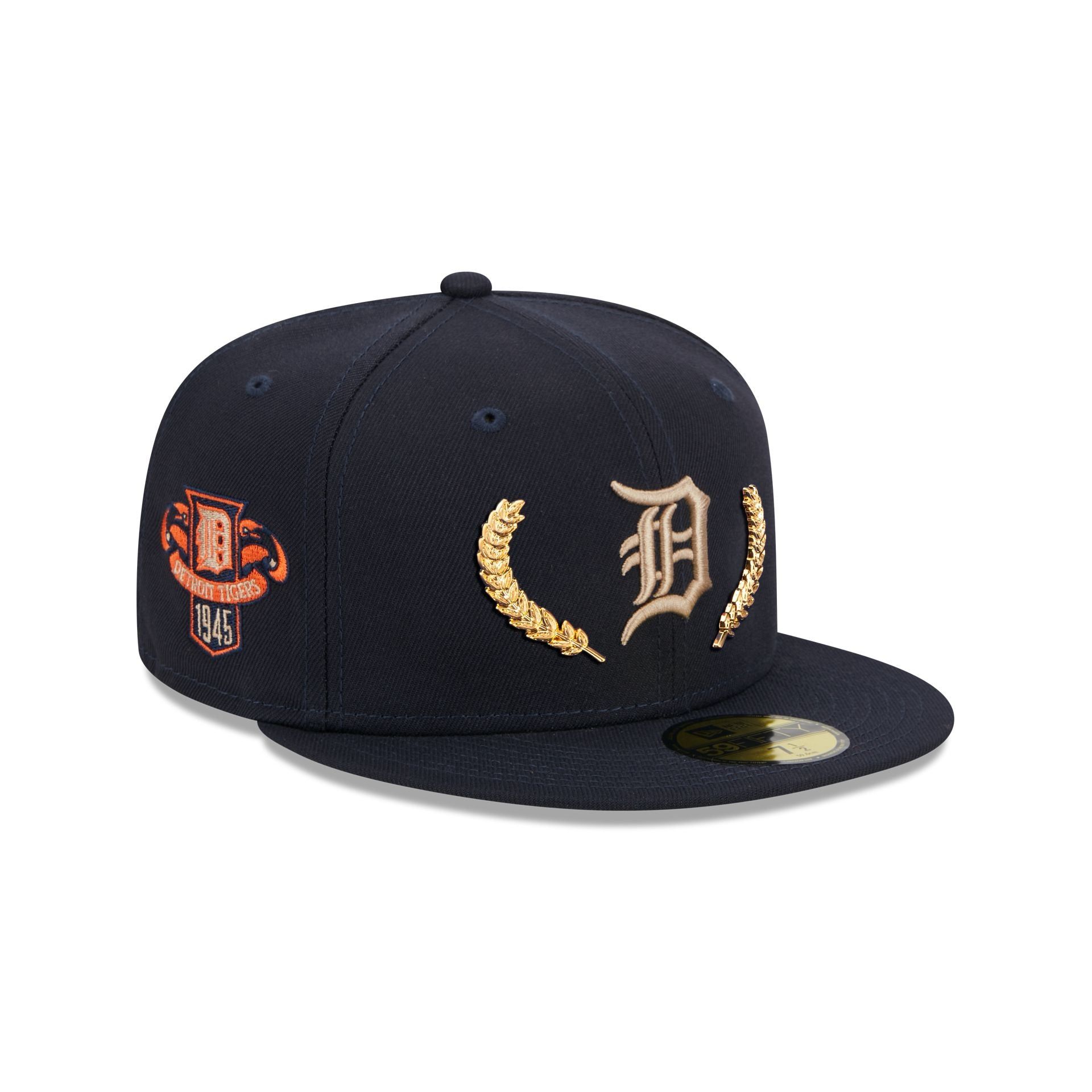Detroit Tigers Gold Leaf 59FIFTY Fitted Hat sold by New Era