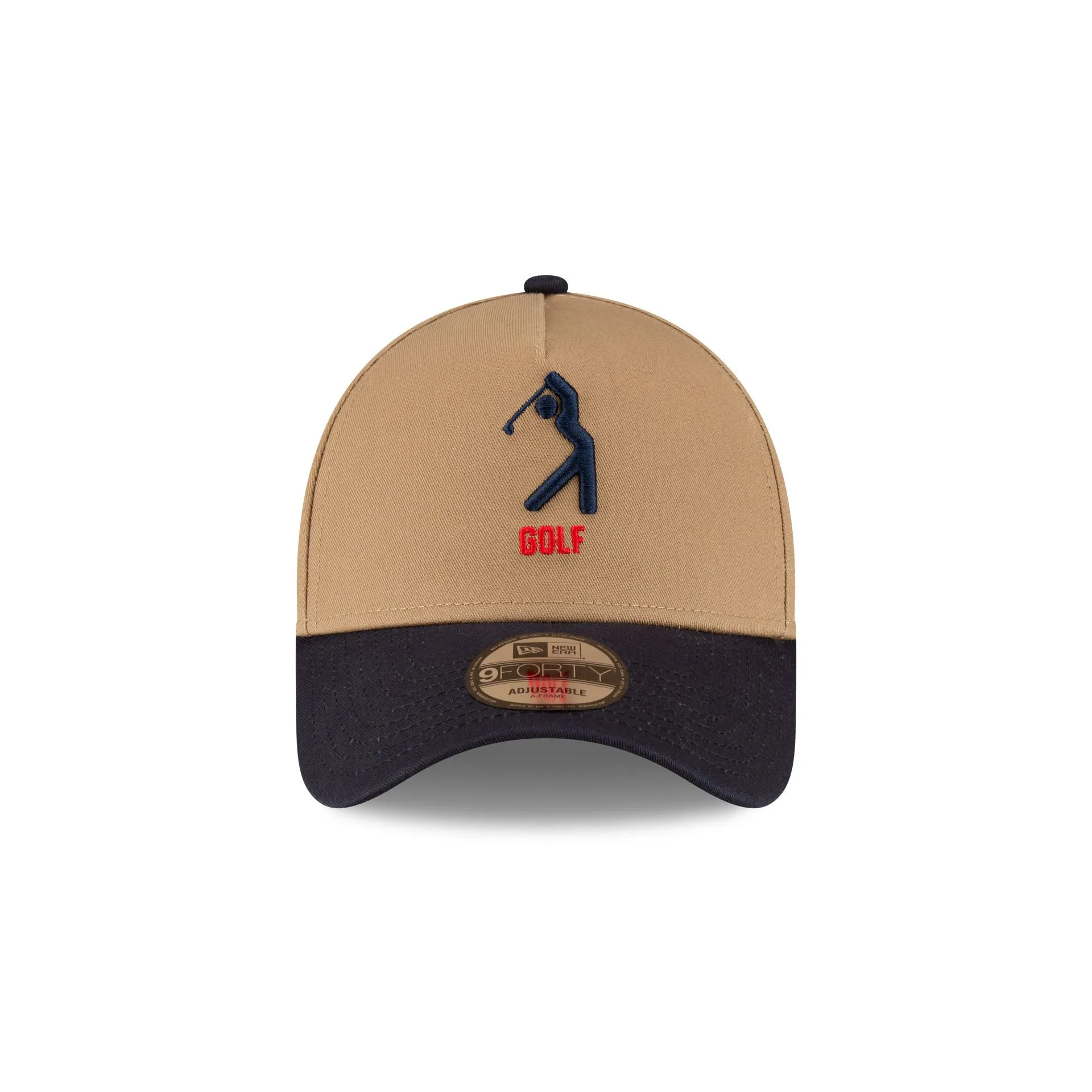 Team USA Golf Khaki 9FORTY A-Frame Snapback Hat sold by New Era product image thumbnail 2