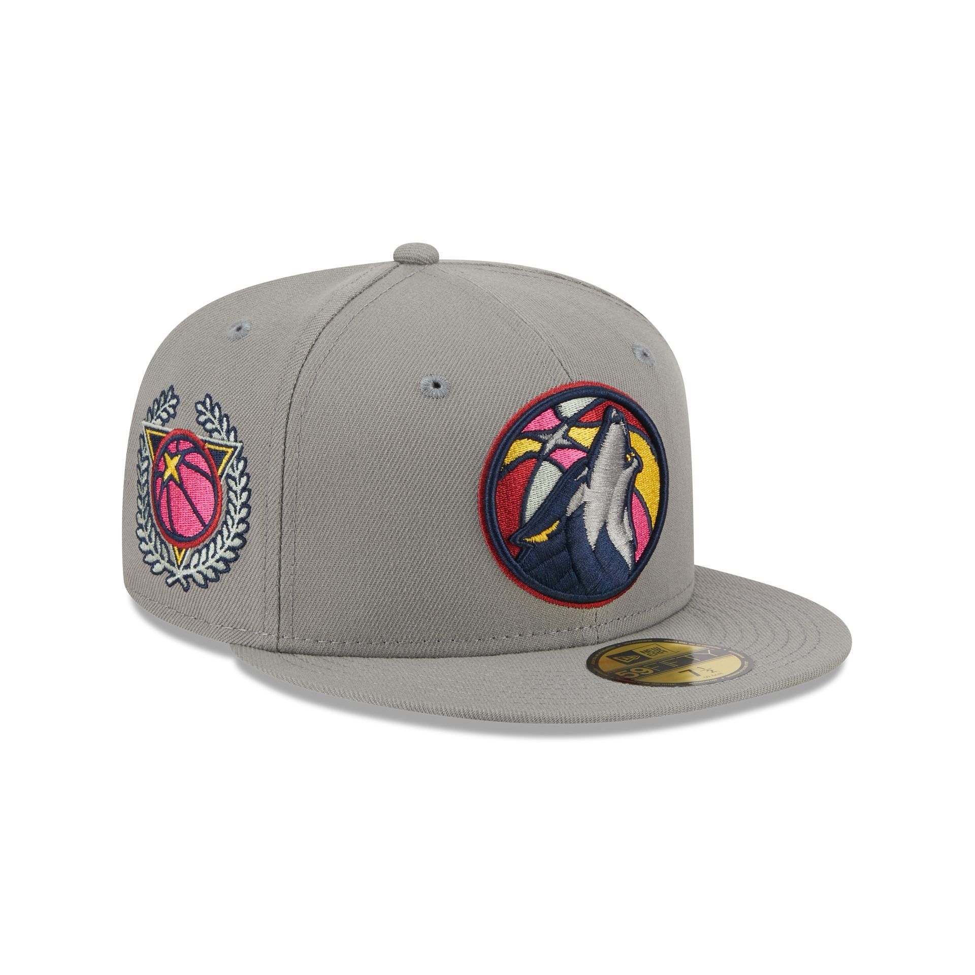 Minnesota Timberwolves Color Pack Gray 59FIFTY Fitted Hat sold by New Era