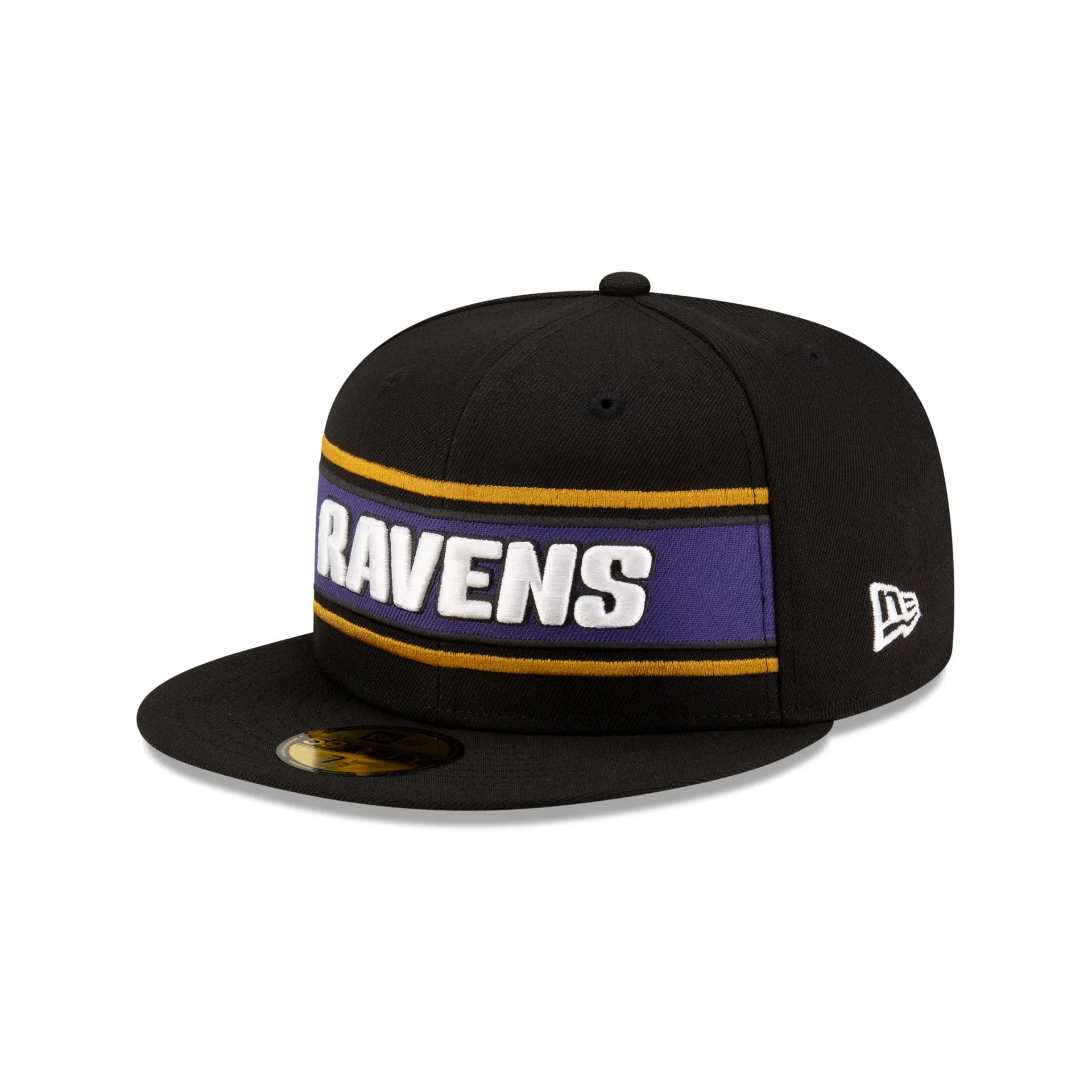 Baltimore Ravens 2024 Sideline Black 59FIFTY Fitted Hat sold by New Era product image thumbnail 3