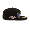 Baltimore Ravens 2024 Sideline Black 59FIFTY Fitted Hat sold by New Era