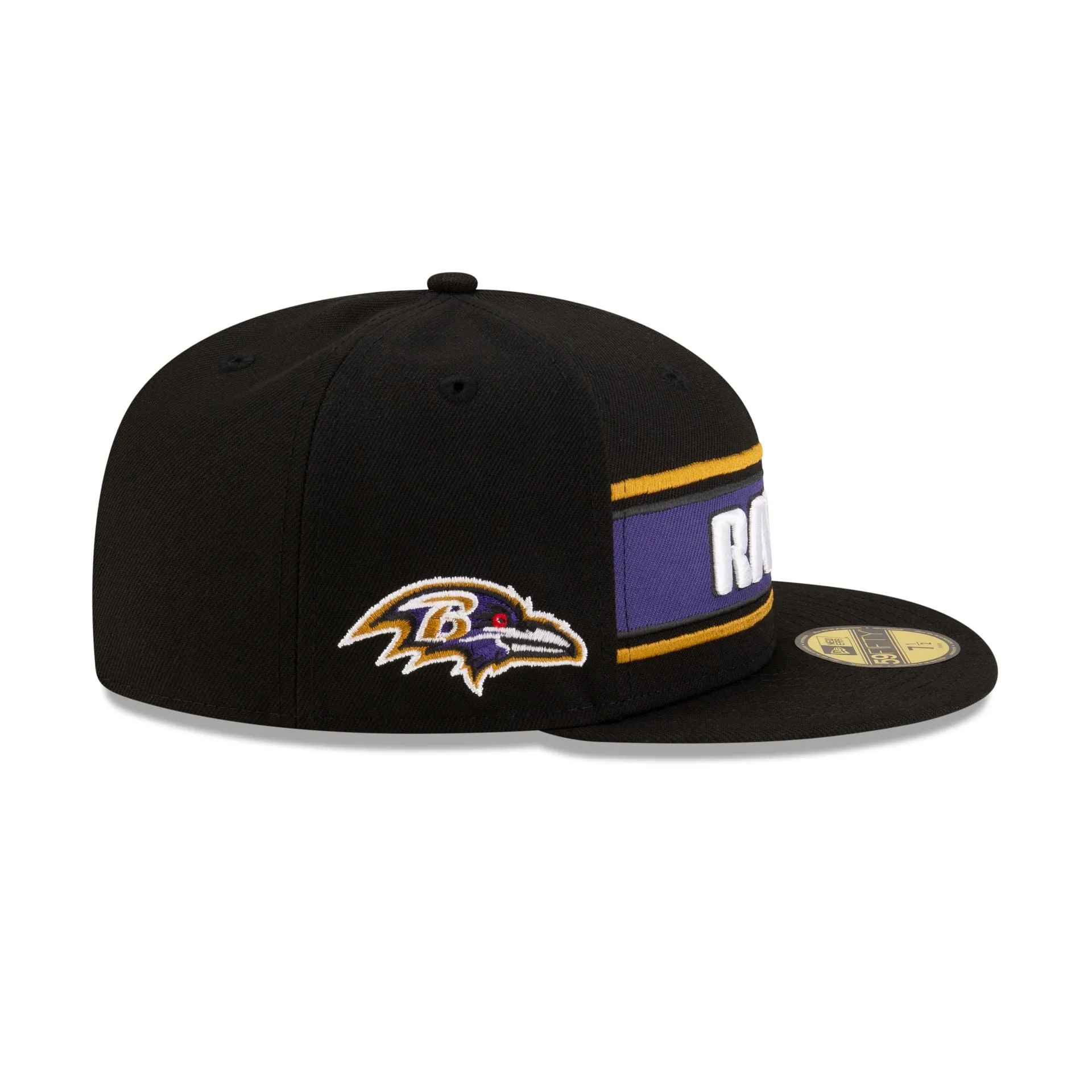 Baltimore Ravens 2024 Sideline Black 59FIFTY Fitted Hat sold by New Era product image thumbnail 4