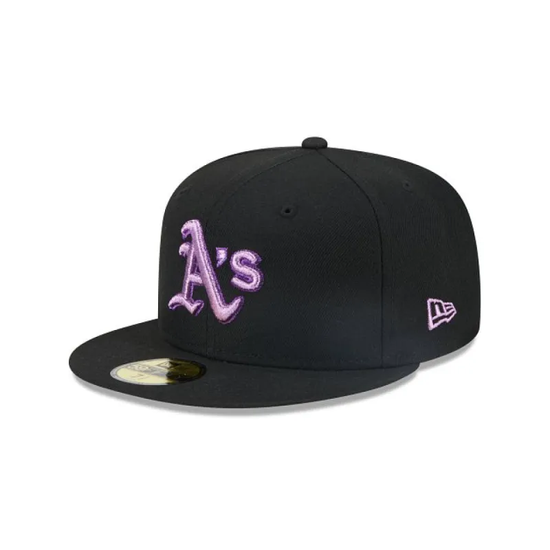 Oakland Athletics Metallic Pop 59FIFTY Fitted Hat sold by New Era