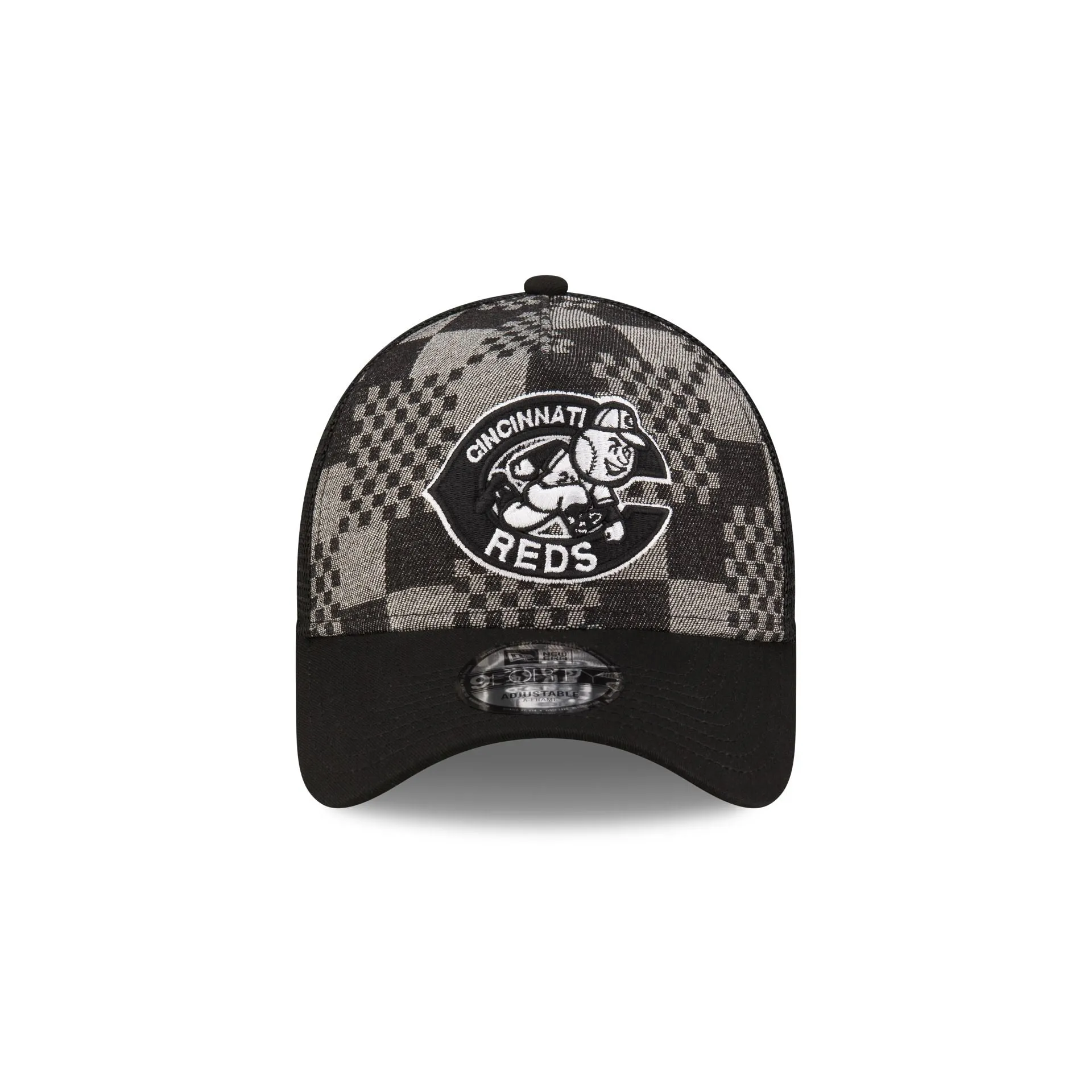 Cincinnati Reds Pattern Denim 9FORTY A-Frame Trucker Hat sold by New Era product image thumbnail 2