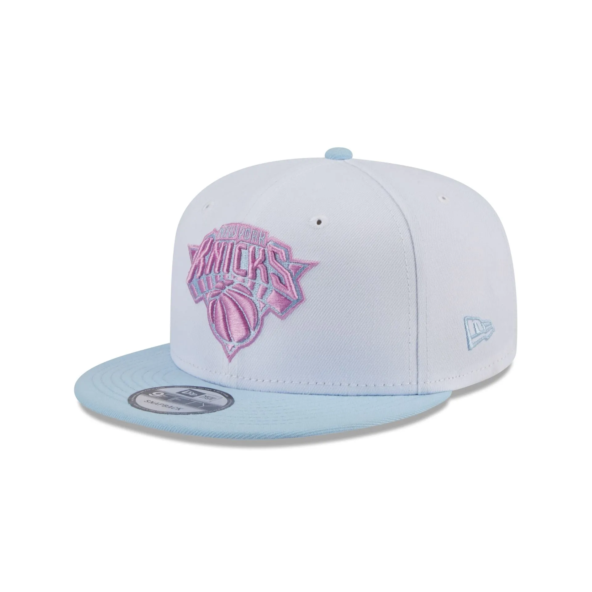 New York Knicks Color Pack White 9FIFTY Snapback Hat sold by New Era