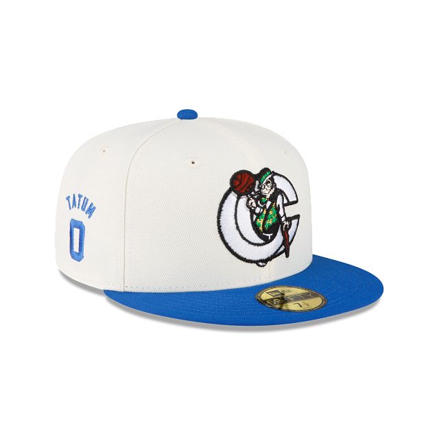 Boston Celtics X Concepts X Jayson Tatum Chrome Blue 59FIFTY Fitted Hat sold by New Era