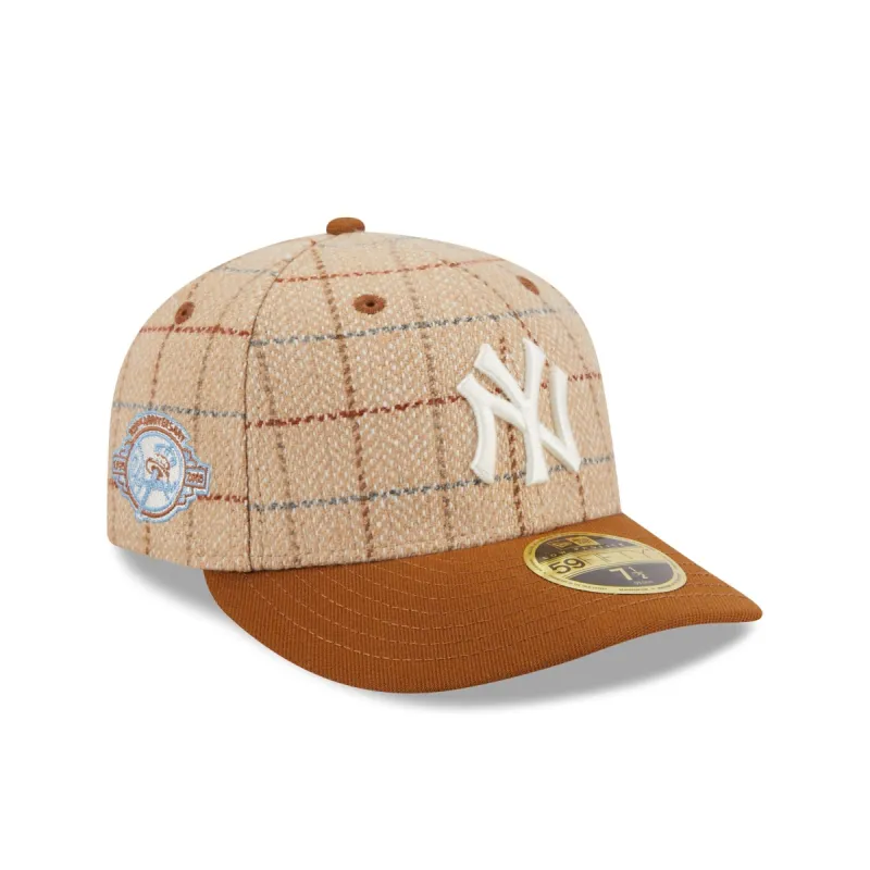 New York Yankees Herringbone Check Low Profile 59FIFTY Fitted Hat sold by New Era