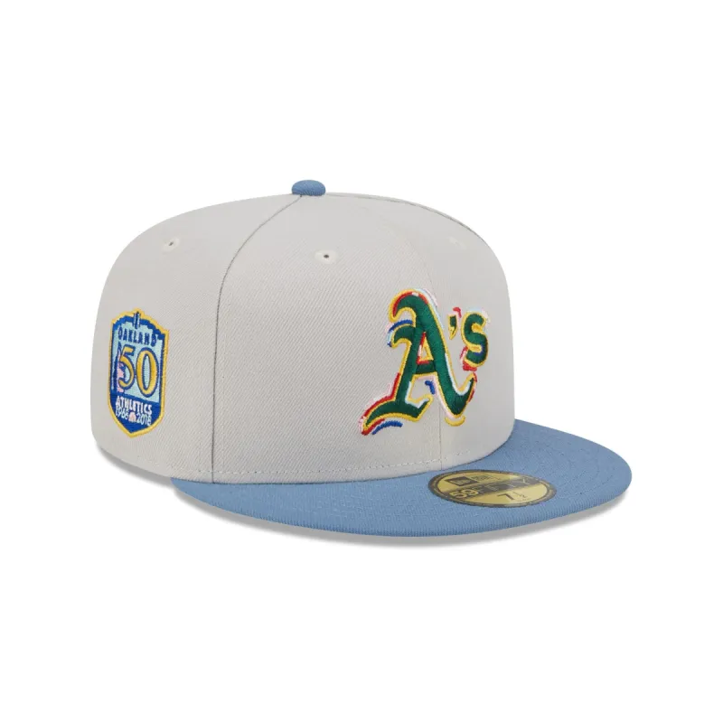 Oakland Athletics Color Brush 59FIFTY Fitted Hat sold by New Era