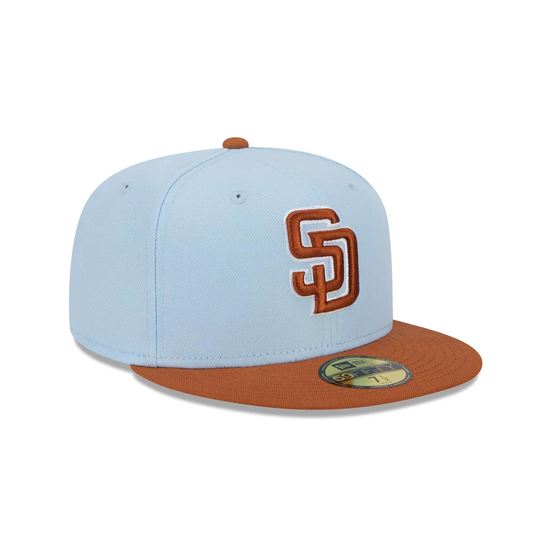 San Diego Padres Color Pack Glacial Blue 59FIFTY Fitted Hat sold by New Era product image thumbnail 3