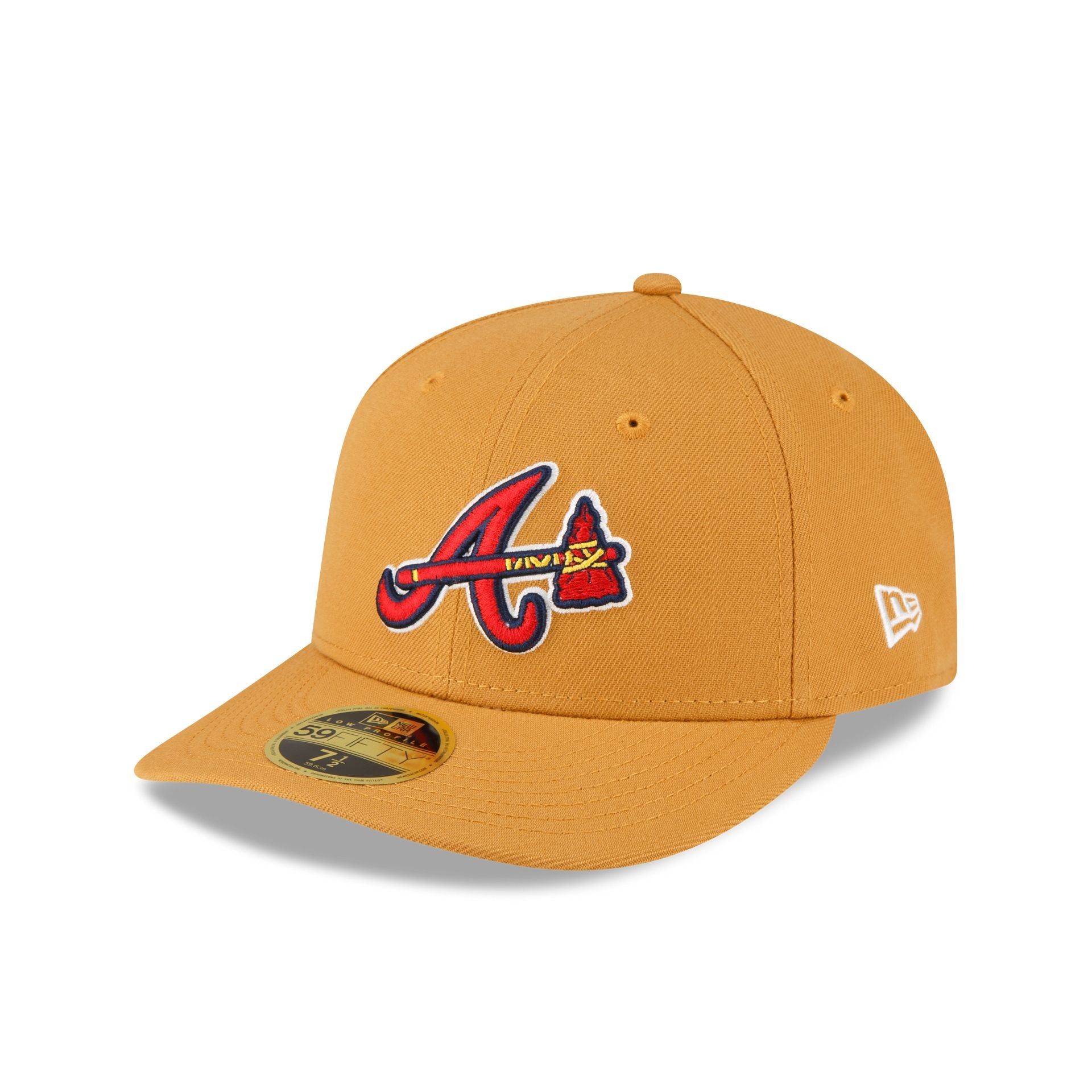Atlanta Braves Taupe Low Profile 59FIFTY Fitted Hat sold by New Era