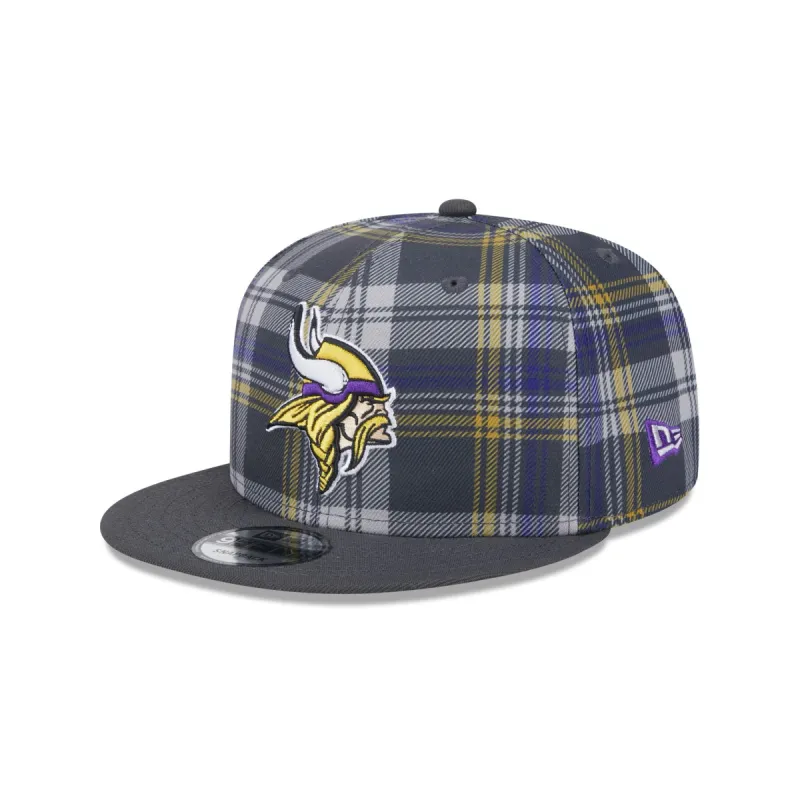 Minnesota Vikings 2024 Sideline Statement Gray 9FIFTY Snapback Hat sold by New Era