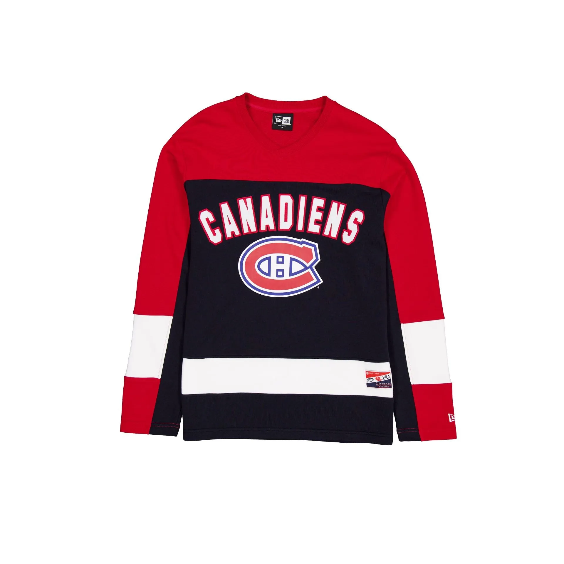 Montreal Canadiens Throwback Long Sleeve T-Shirt sold by New Era