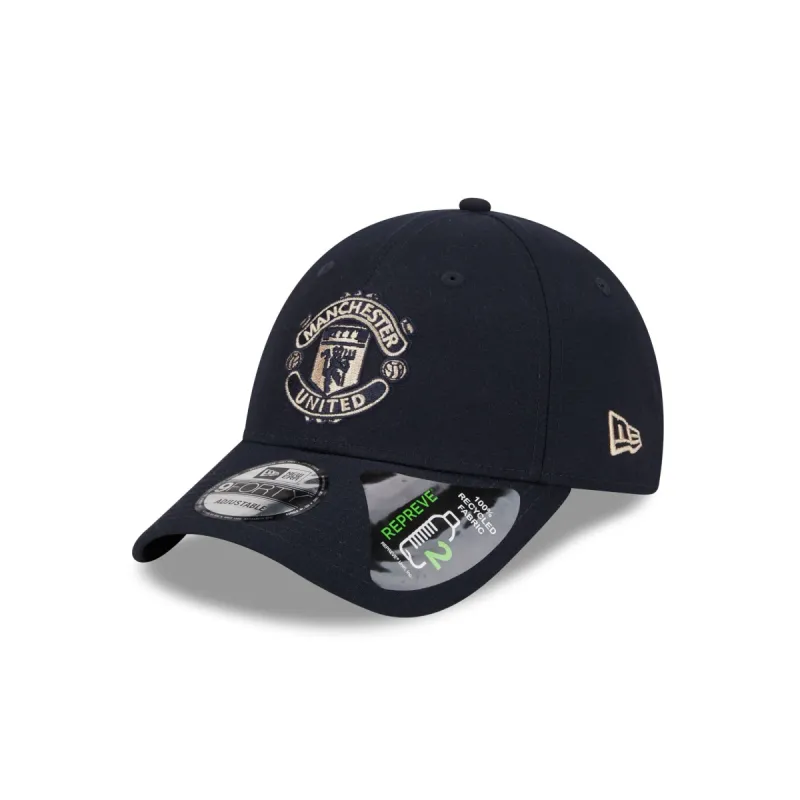 Manchester United Navy 9FORTY Adjustable Hat sold by New Era