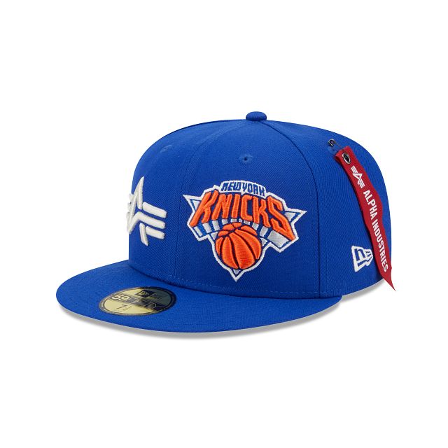 Alpha Industries X New York Knicks Dual Logo 59FIFTY Fitted Hat sold by New Era