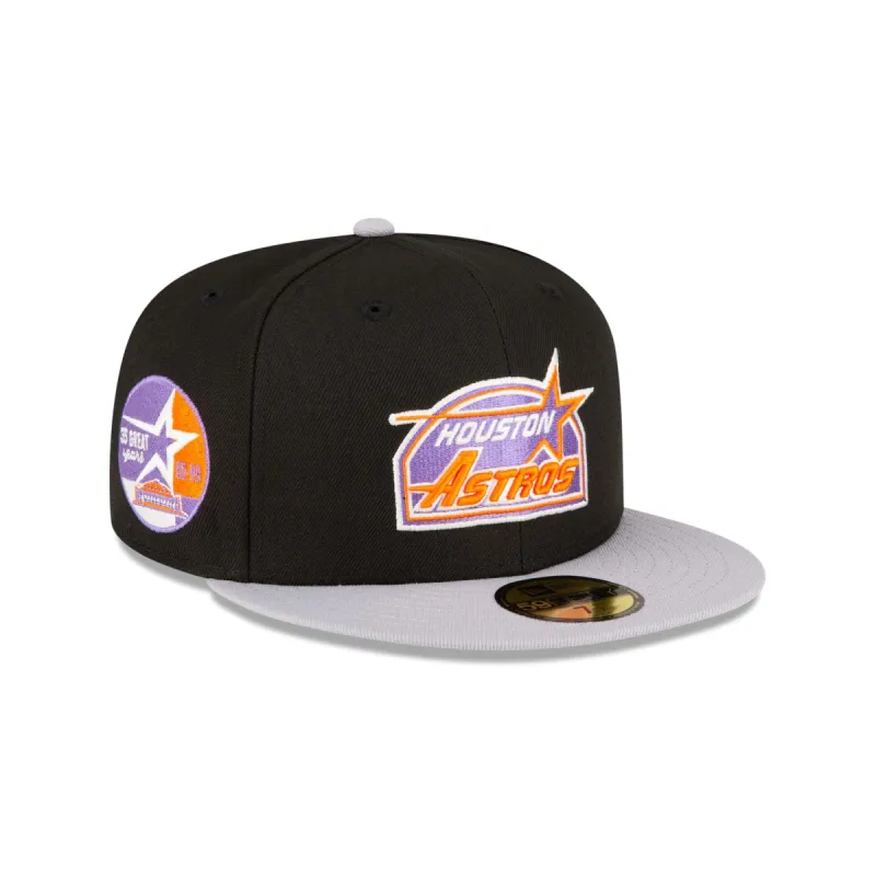 Just Caps Ghost Night Houston Astros 59FIFTY Fitted Hat sold by New Era