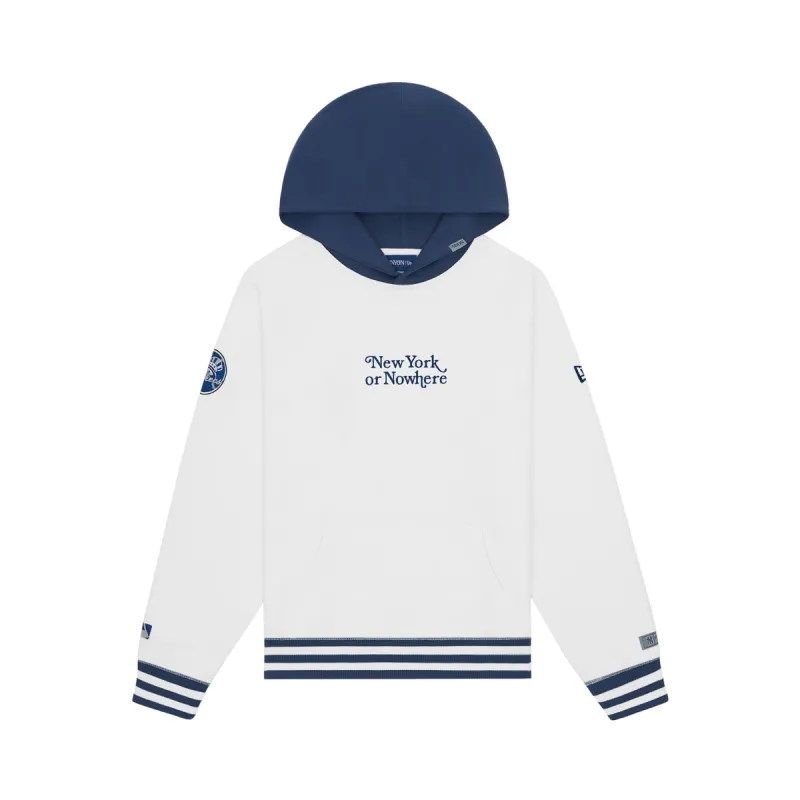 New York or Nowhere x New York Yankees White Hoodie sold by New Era