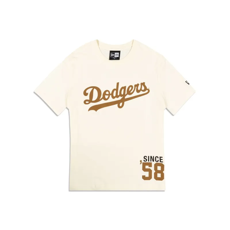Los Angeles Dodgers Cord White T-Shirt sold by New Era