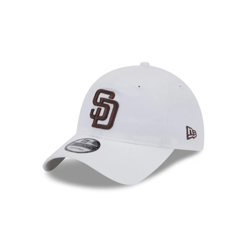 San Diego Padres White 9TWENTY Adjustable Hat sold by New Era
