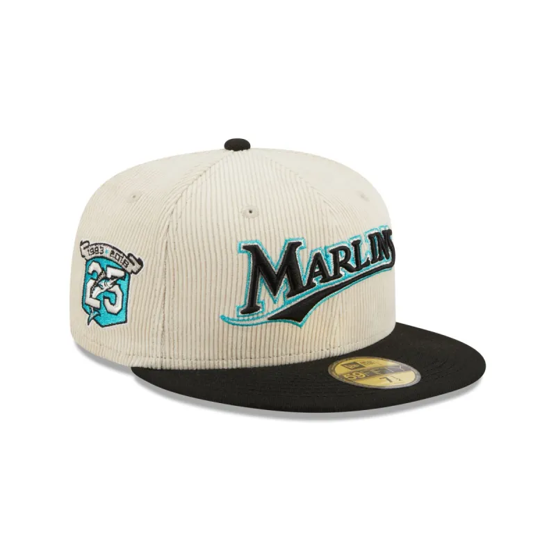 Miami Marlins Cord Classic 59FIFTY Fitted Hat sold by New Era