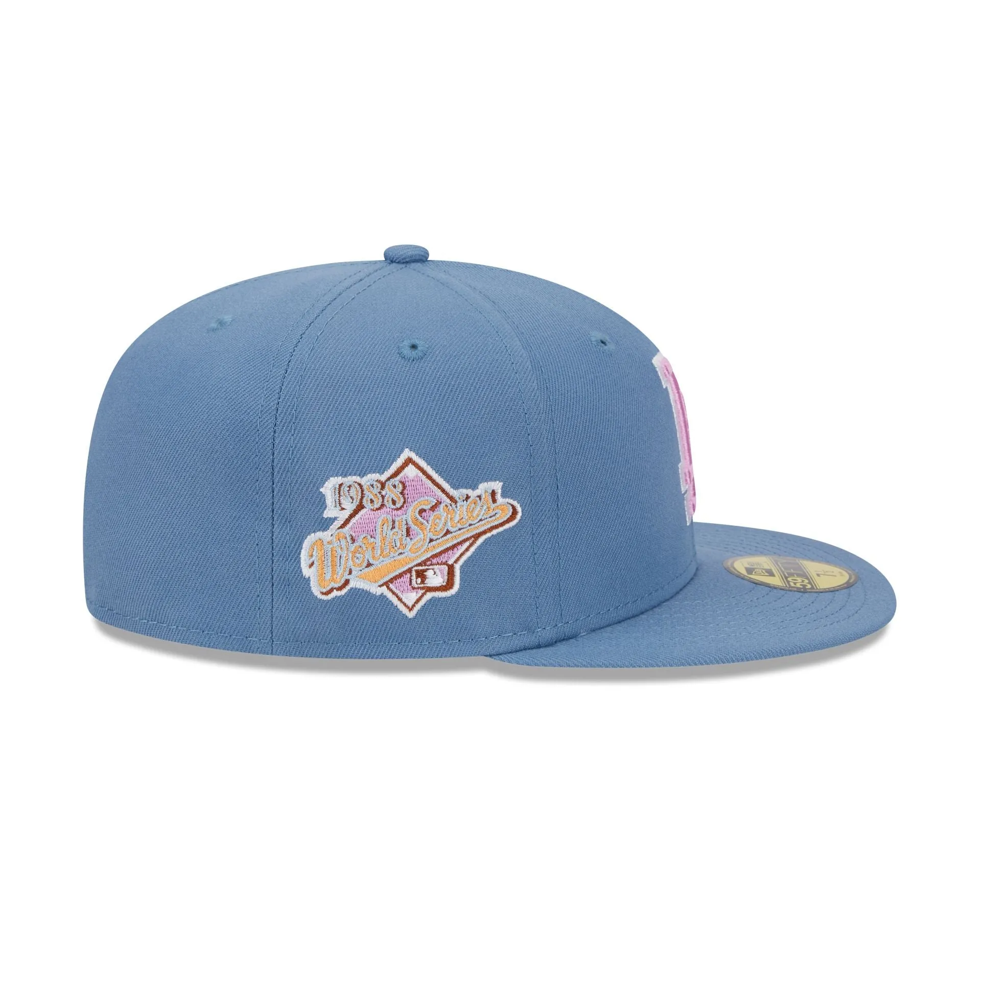 Los Angeles Dodgers Color Pack Faded Blue 59FIFTY Fitted Hat sold by New Era product image thumbnail 4