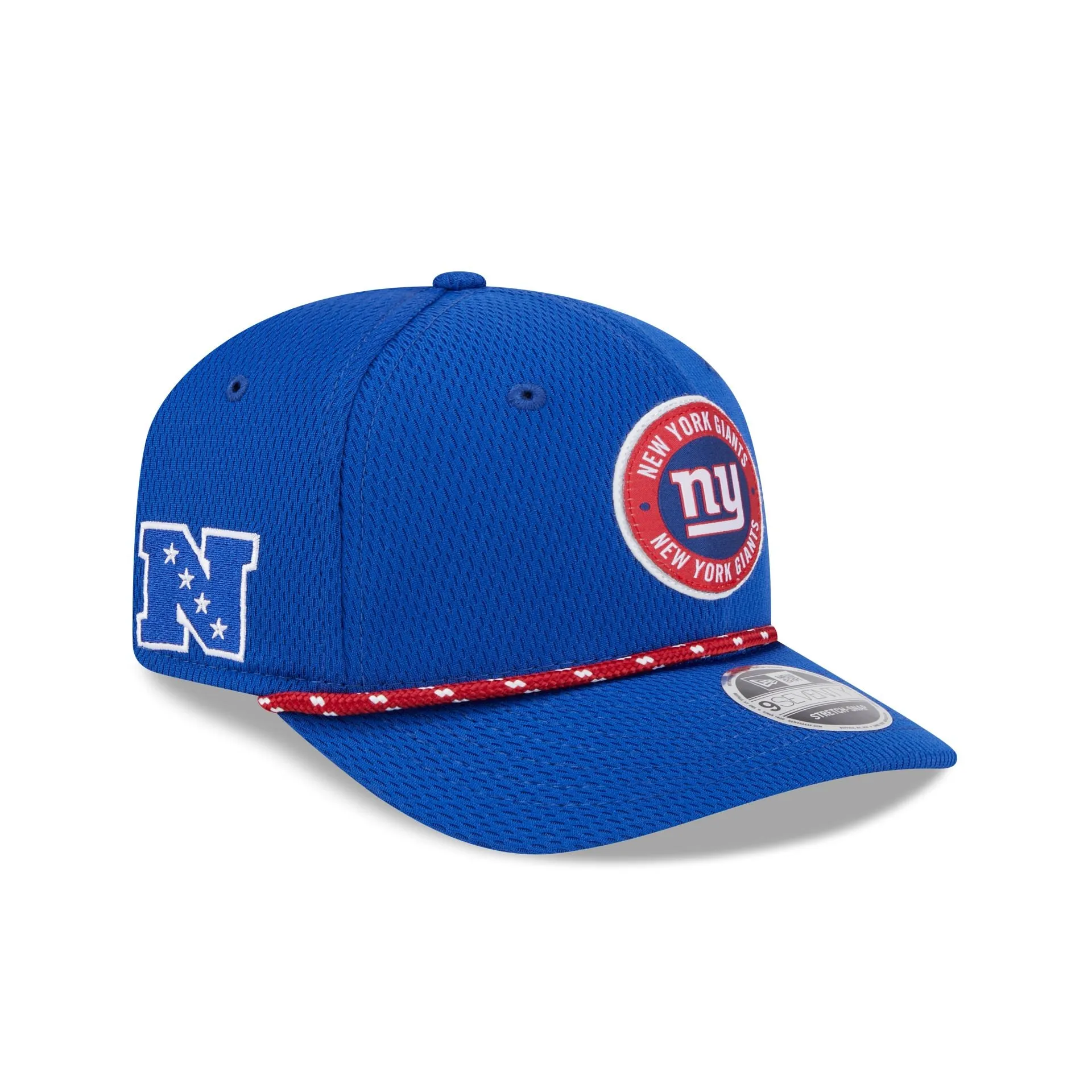 New York Giants 2024 Sideline 9SEVENTY Stretch-Snap Hat sold by New Era