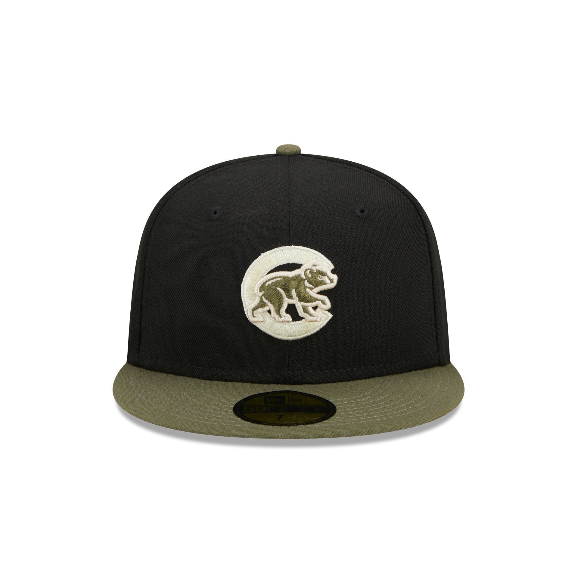 Chicago Cubs Khaki Green 59FIFTY Fitted Hat sold by New Era product image thumbnail 2