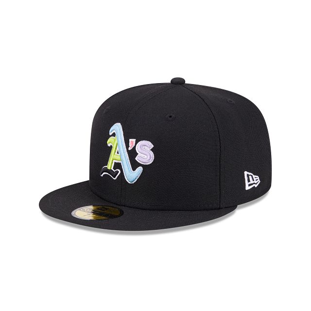 Oakland Athletics Color Pack Black 59FIFTY Fitted Hat sold by New Era product image thumbnail 3