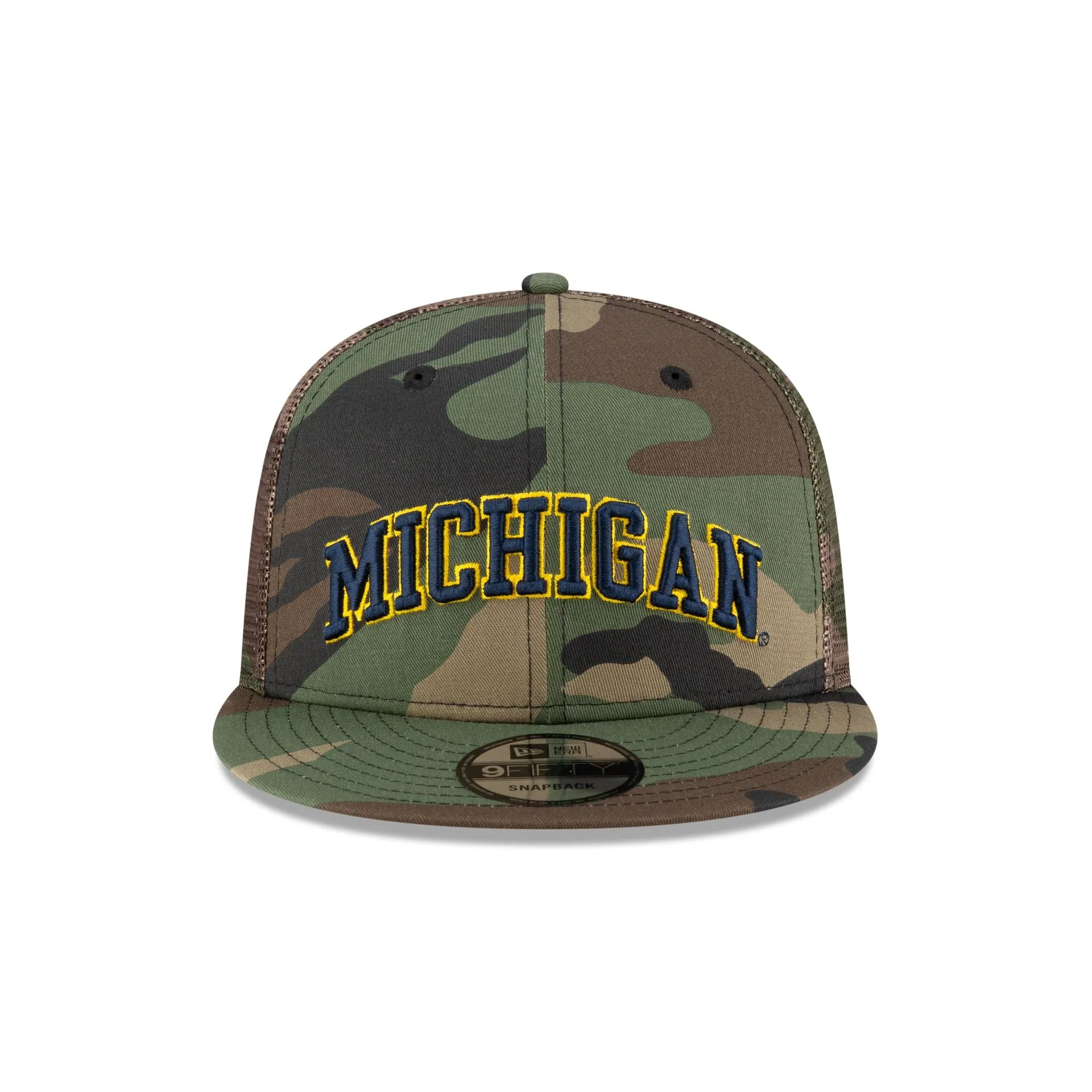 Michigan Wolverines Camo 9FIFTY Trucker Hat sold by New Era product image thumbnail 2
