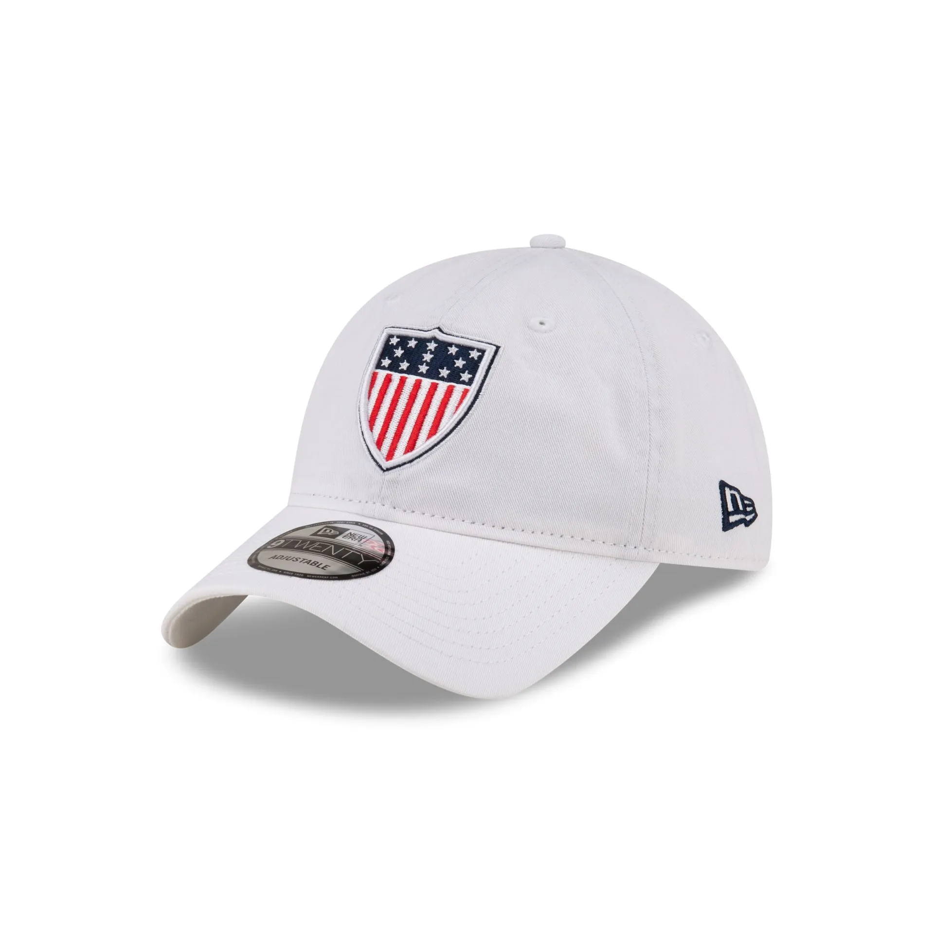 Team USA Shield White 9TWENTY Adjustable Hat sold by New Era