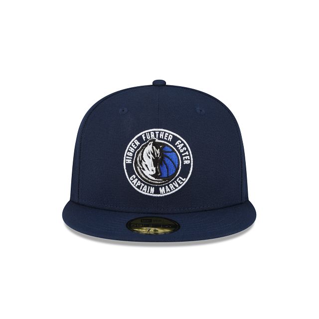 Marvel X Dallas Mavericks Blue 59FIFTY Fitted Hat sold by New Era product image thumbnail 2
