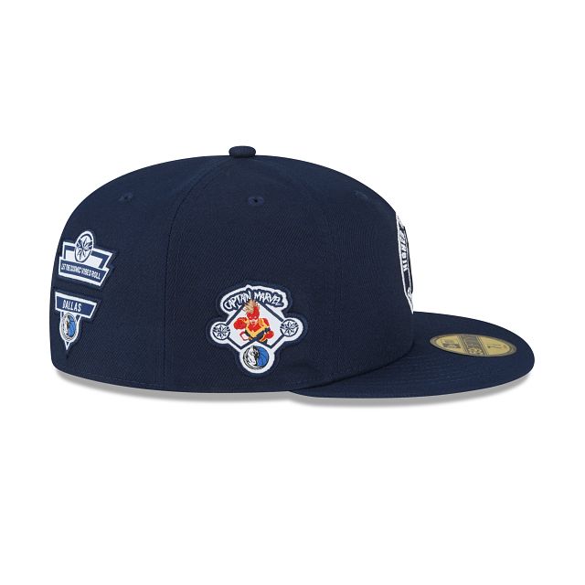 Marvel X Dallas Mavericks Blue 59FIFTY Fitted Hat sold by New Era product image thumbnail 5