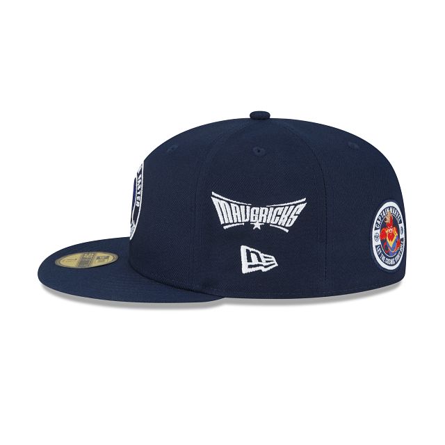 Marvel X Dallas Mavericks Blue 59FIFTY Fitted Hat sold by New Era product image thumbnail 4