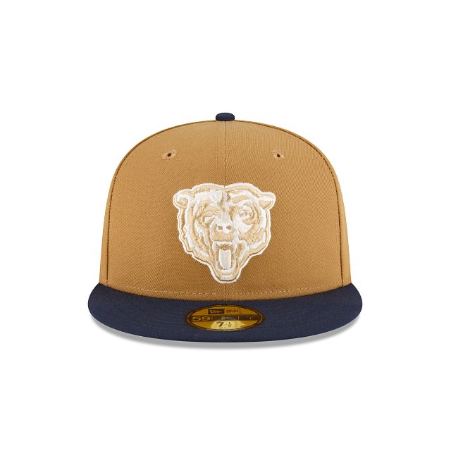 Chicago Bears Ivory Wheat 59FIFTY Fitted Hat sold by New Era product image thumbnail 2