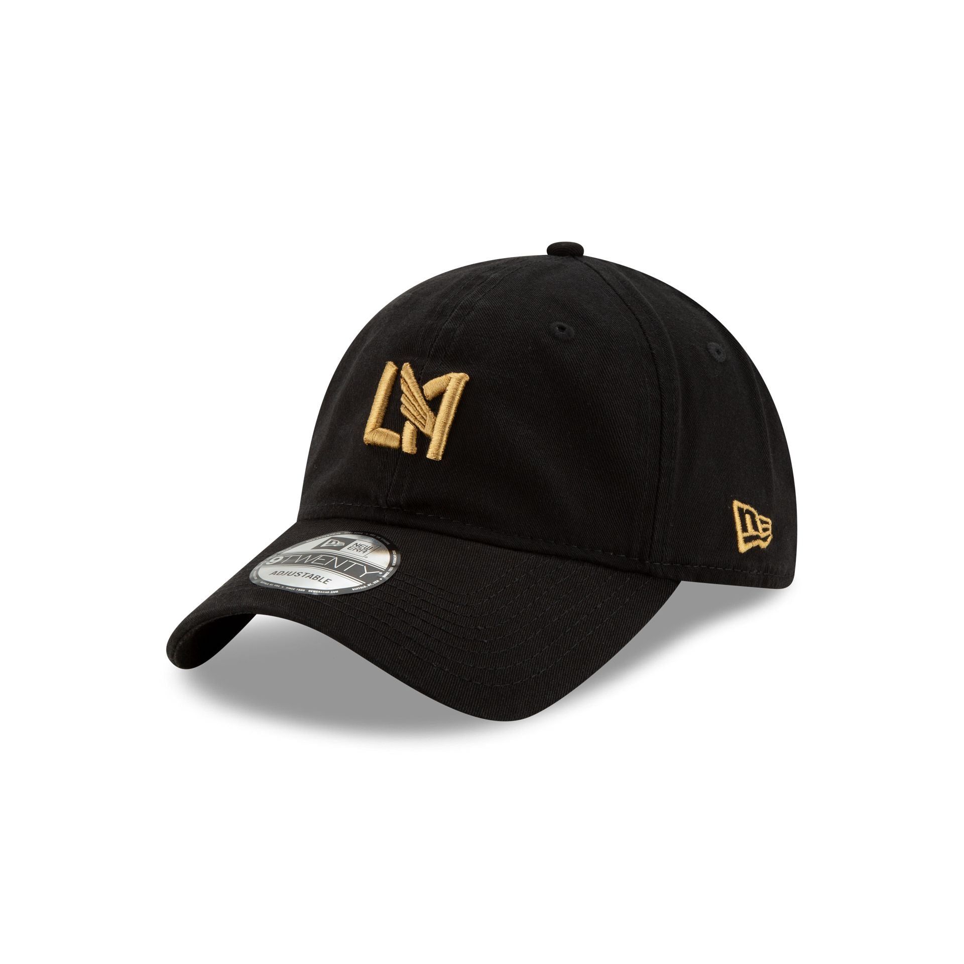 Los Angeles FC Black 9TWENTY Adjustable Hat sold by New Era
