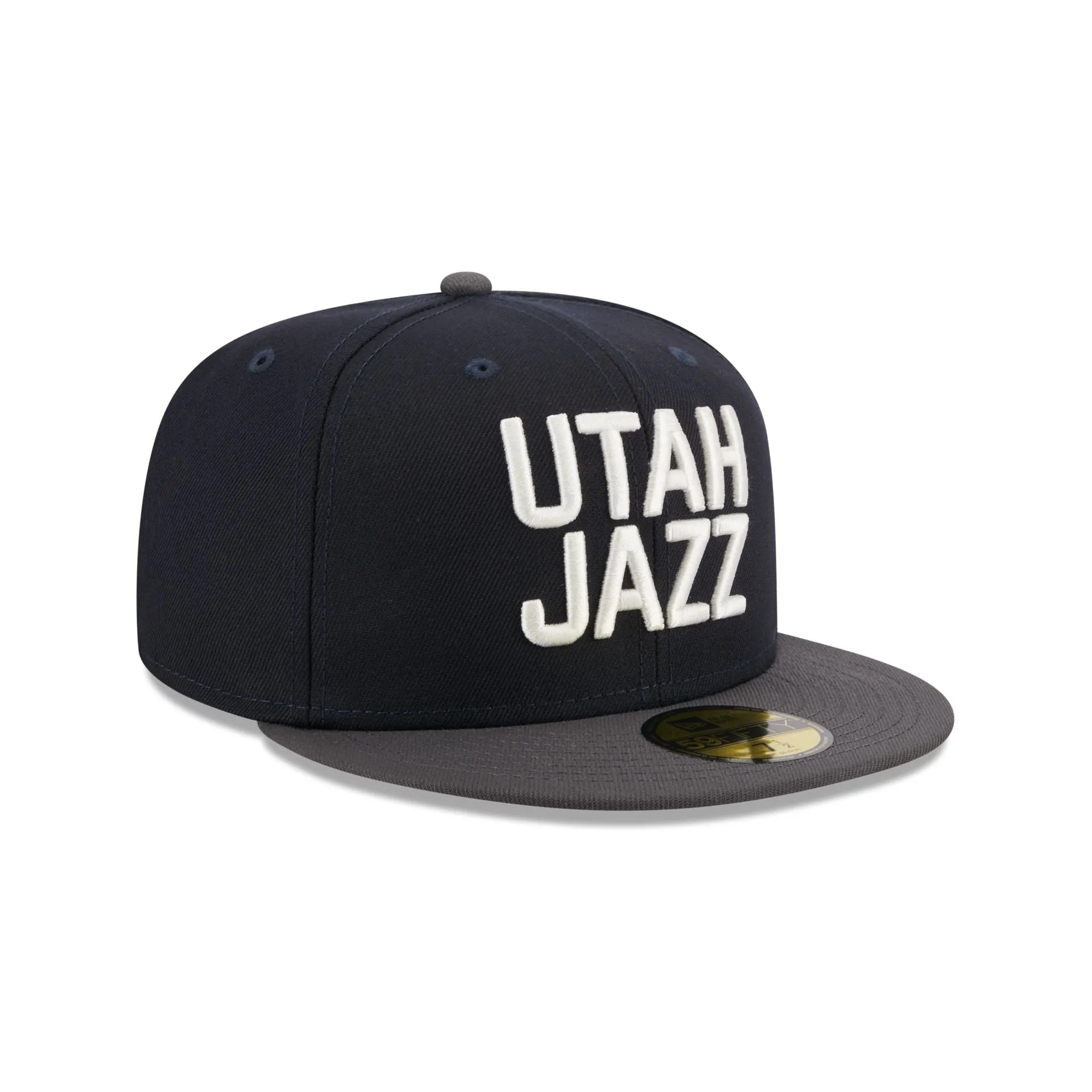 Utah Jazz Navy Crown 59FIFTY Fitted Hat sold by New Era product image thumbnail 3
