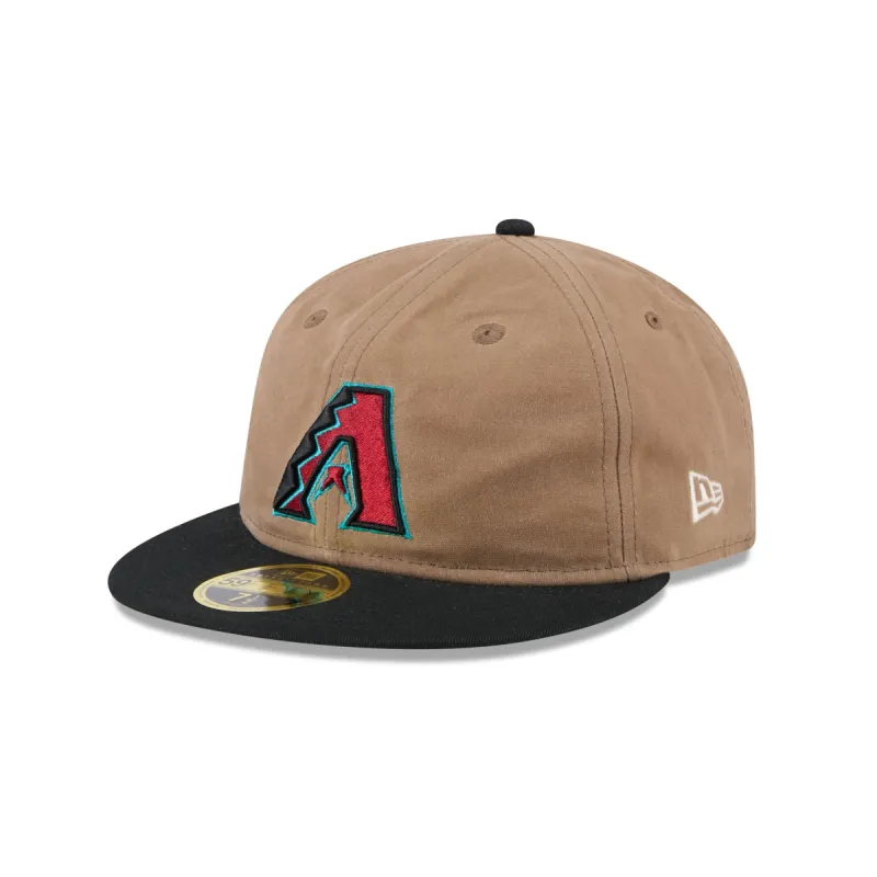 Arizona Diamondbacks Wax Canvas Retro Crown 59FIFTY Fitted Hat sold by New Era