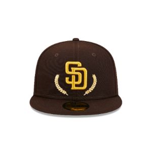 San Diego Padres Gold Leaf 59FIFTY Fitted Hat sold by New Era
